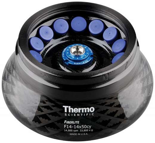 Ротор угловой Fiberlite F14-14 x 50cy, 14000 об/мин, 33746 g, 14 x 50 мл