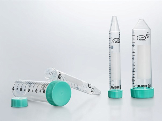 Пробирки 15 мл, ПП, резьбовые, конические, крышка заглушка, нестерильные, 12000 g, 50 шт./уп., 500 шт./кор., Jet Biofil