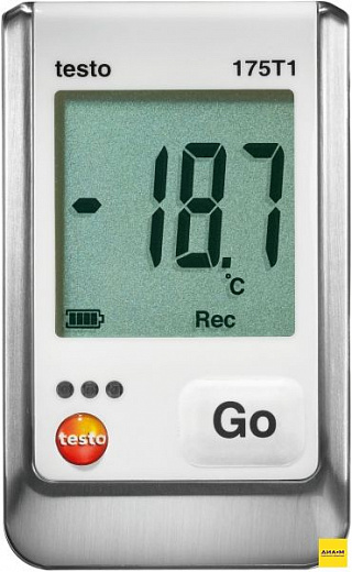 Логгер данных температуры с внутренним сенсором (NTC), 1-канальный, testo 175 T1