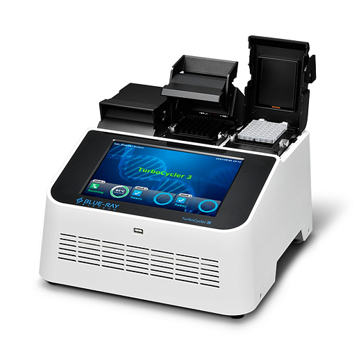 Амплификатор TurboCycler 3, с открытыми крышками термоблоков, Blue-Ray Biotech