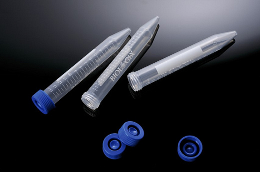 Пробирки 15 мл, тип Фалькон, ПП, конические, резьбовые, крышка с заглушкой, стерильные