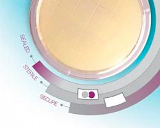 Контактные чашки Петри 55 мм с триптон-соевый агаром (TSA) с индикатором VHP, в тройной упаковке, Oxoid, 10 шт./уп., 10 уп./кор.