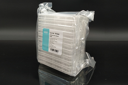 Планшеты культуральные 384-лун, плоскодонные, не обработ., стерильные, апирогенные, в упаковке, Nest, Китай