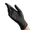 Перчатки нитриловые, длина 24 см, особопрочные, черные, Benovy, 50 пар/уп., Китай