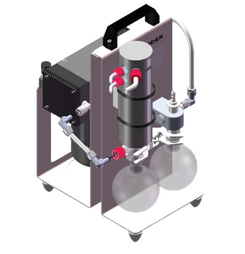 Вакуумная мембранная станция, до 7 мбар, 2 м³/ч, VAP 1