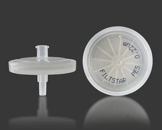 Фильтрующая насадка, d пор 0,22 мкм, d мембраны 25 мм, полиэфирсульфон (PES)