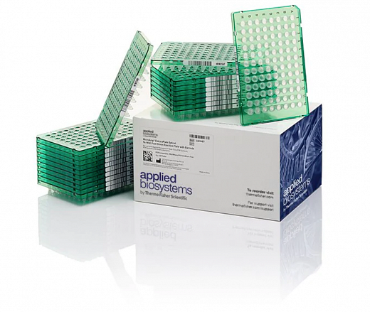 Планшеты для ПЦР, 96-лун., MicroAmp EnduraPlate Fast, со штрих-кодом, оптически прозрачные, зеленые, 20 шт./уп.
