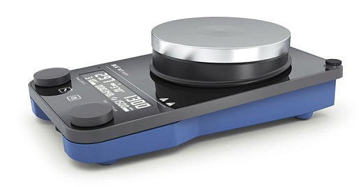 Мешалка магнитная, объём по воде 20 л, диаметр платформы 150 мм, нагрев до 370 °С, 1500 об/мин, IKA Plate (RCT digital), вид сбоку, IKA