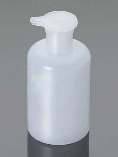 Бутыль, круглая, крышка с дозатором, белый ПЭ, 12 шт./уп., Glassco