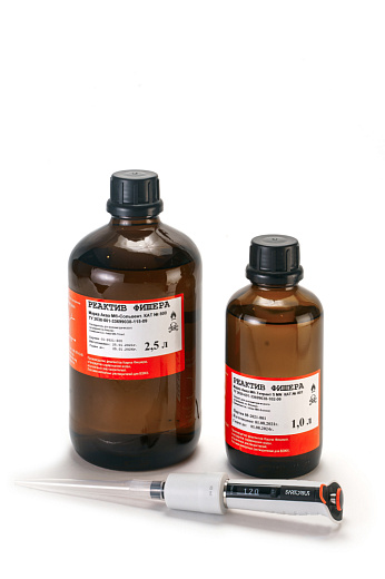 Реактив Фишера, марка Аква М-Сольвент, 1 и 2,5 л, Россия