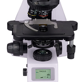 Микроскоп Magus Bio 260T, прямой, тринокуляр/бинокуляр, СП, ТП, ФК, Пол, планахромат 4×, 10×, 40×, 100×МИ