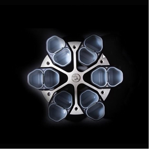 Ротор горизонтальный, угол наклона 90°, 4 500 об/мин, (6 520 g), 6 x 2000 мл, Hettich