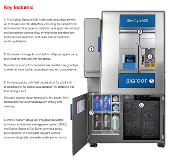 Схема основных модулей сортера Bigfoot