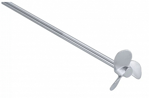 Перемешивающий элемент пропеллерный, 3 закрепленные лопасти, d 45 мм, длина 350 мм, нержавеющая сталь, R 1381