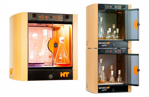 Шейкер-инкубатор, 25 мм, платформа 420×420 мм, 1-2 яруса, Ecotron