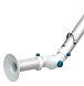 Вытяжной рукав FX2-ORIG-D50-L1100-Down-Low, установка