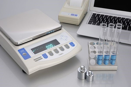 Весы лабораторные, 21,0 кг/0,1 г, внешняя калибровка, с поверкой, LN-21001, Vibra