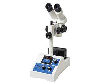 Бюджетный прибор для визуального определения точки плавления, t комн. - 320 °С, бинокулярный микроскоп, дискр. изм. t – 0,1 °С, MP2В