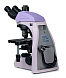Микроскоп Magus Bio 260T, прямой, тринокуляр/бинокуляр, СП, планахромат 4×, 10×, 40×, 100× (вид сбоку)