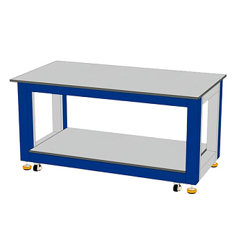 Стол лабораторный, усиленный, 1500×800×750 мм, Диаэм