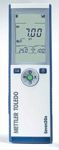 pH-метр, -2-20±0,01, портативный, электрод InLab Expert Go-ISM, кейс, S2-Field, серия Seven2Go, Mettler Toledo